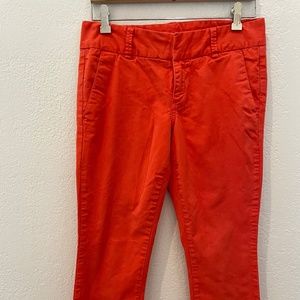 Jcrew Red Chinos size 6